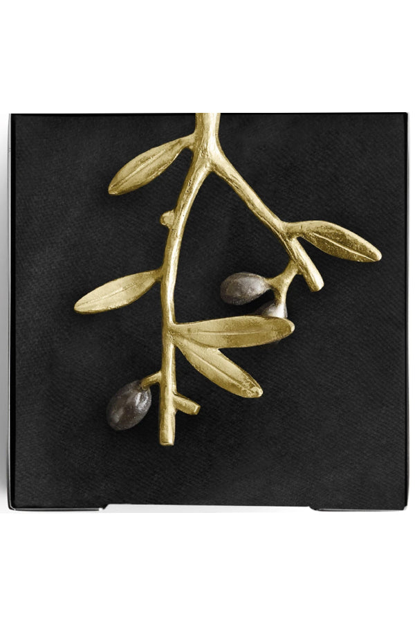 Michael Aram | Olive Branch Cocktail Napkin Holder | Gattles