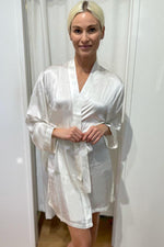 Short Silk Kimono