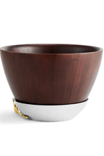 Michael Aram | Olive Branch Gold Wood Bowl | Gattles