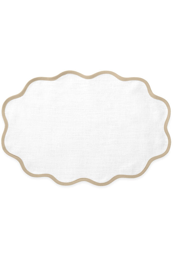 Scallop Casual Couture Placemat Set of 4