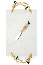 Olive Branch Cheeseboard with Knife