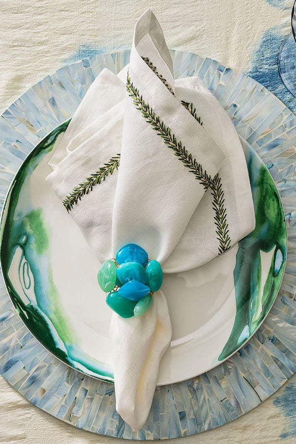 Kim Seybert Seastone Napkin Ring