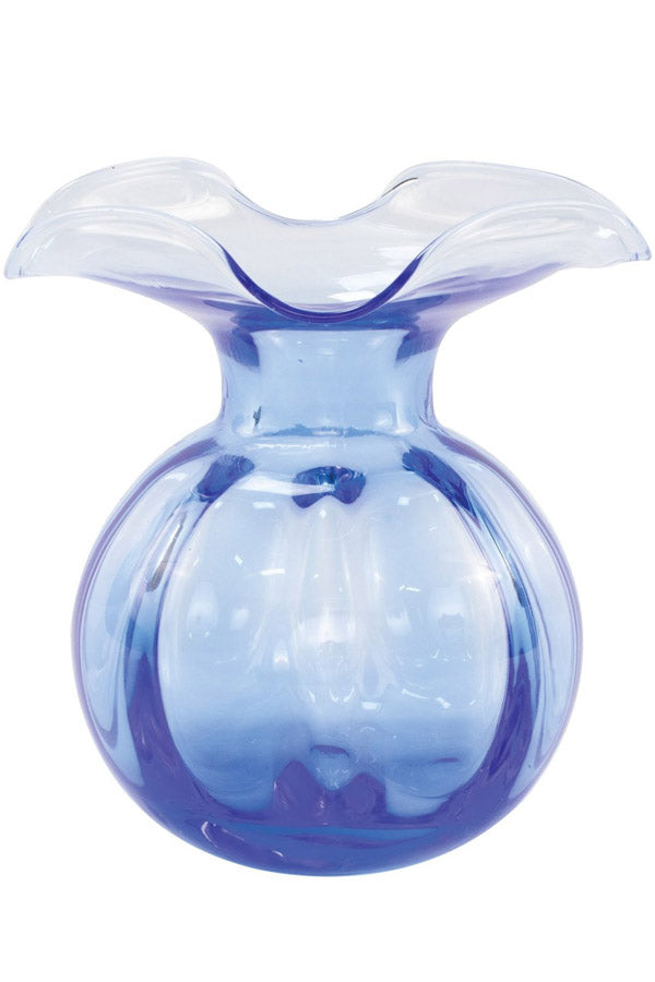 Hibiscus Glass Cobalt Bud Vase